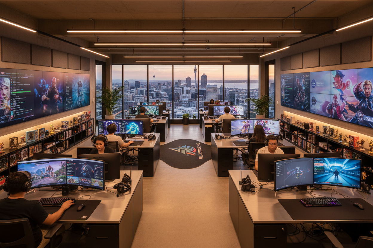 XivoramelGaming editorial office in Auckland